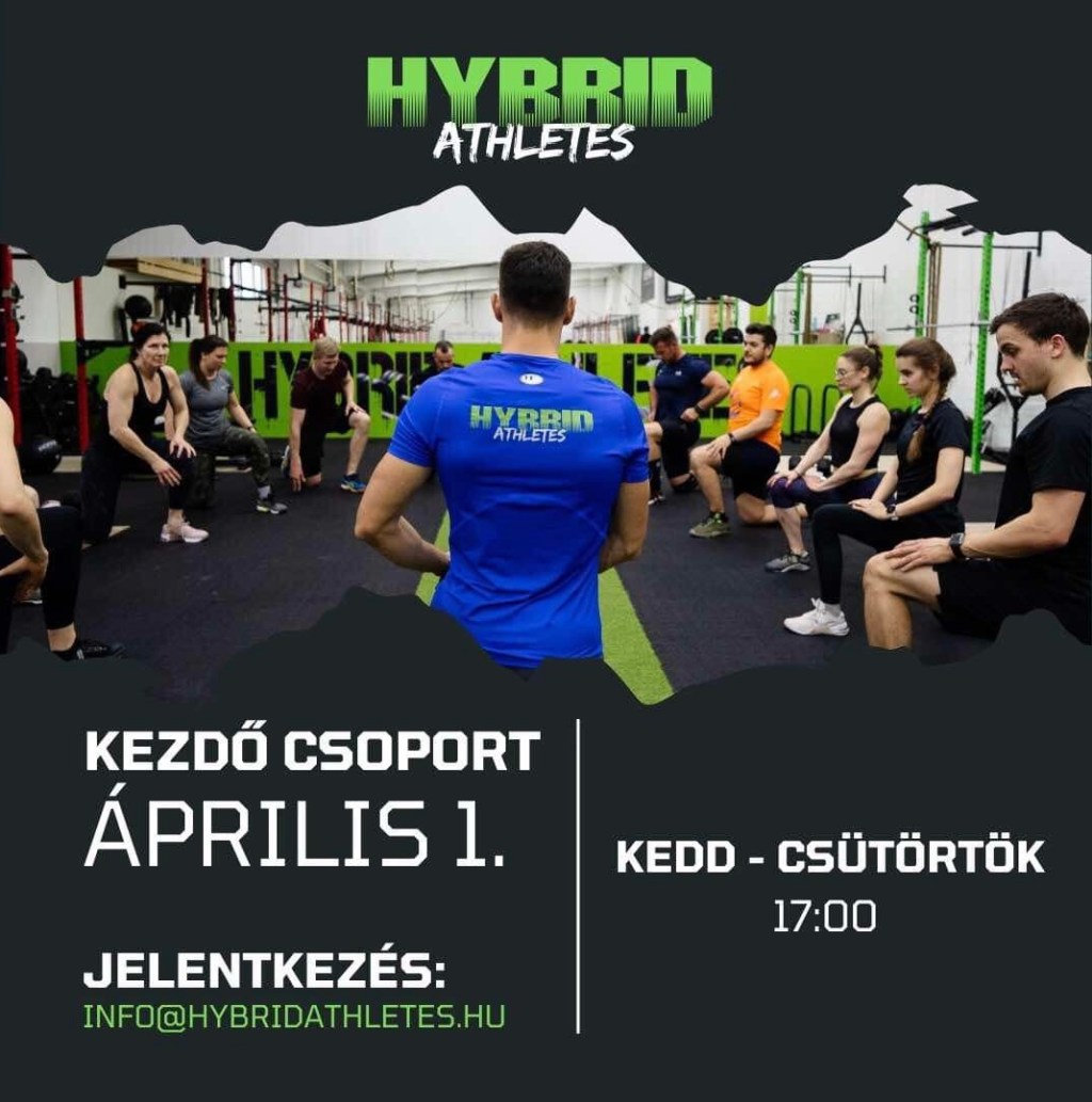 ÁPRILISBAN KEZDŐ HYBRID ATHLETES CSOPORTOS ÓRÁINK INDULNAK AZ APEX-BEN!